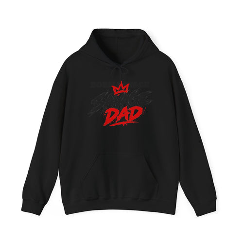 Savage Dad Hoodie — "Born Savage" Graphic Pullover for Fathers